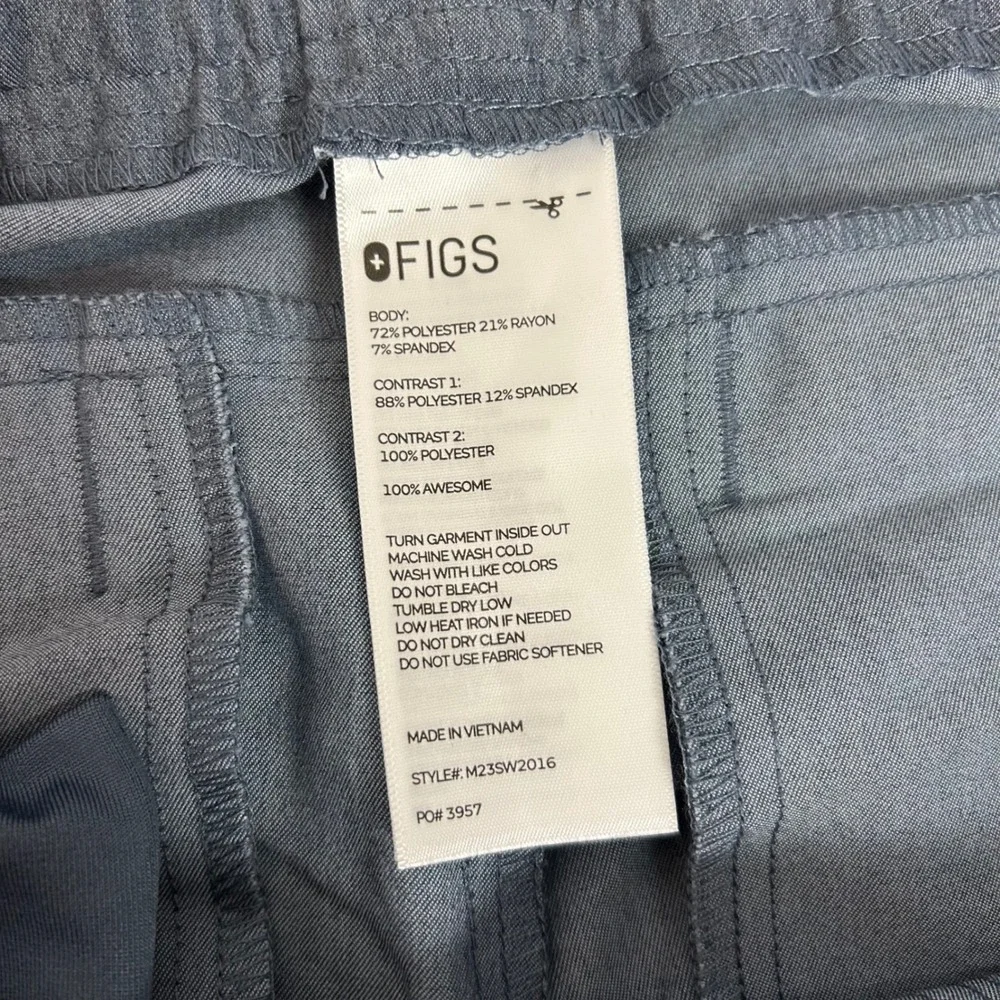 FIGS Lot of 2: Jogger Scrub Pants Blue Technical Collection Men's Size Large
